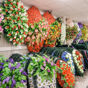 Венки и букеты